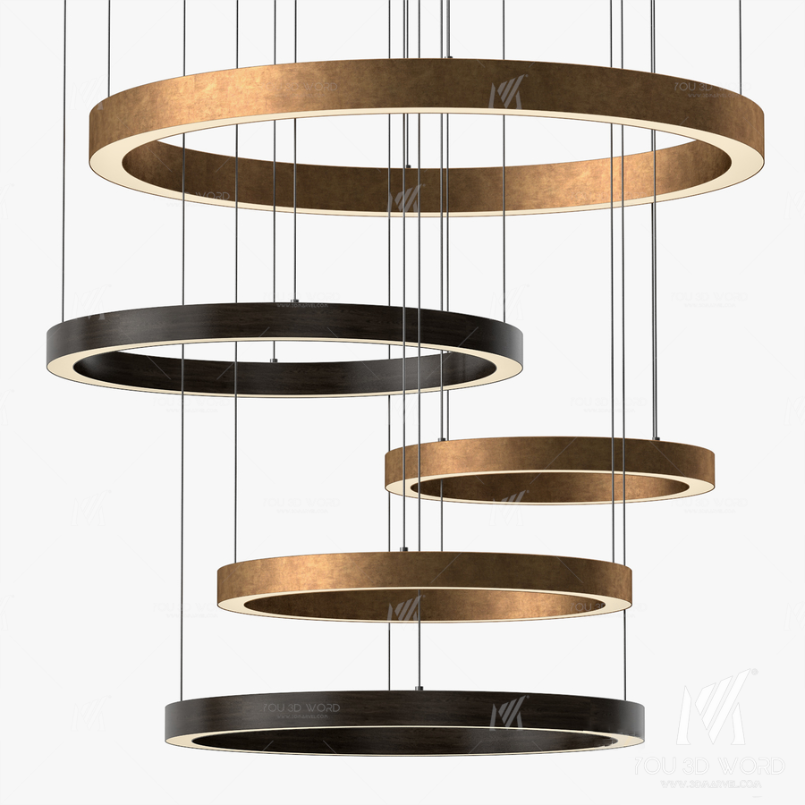 Henge - Light ring horizontal sospensiono